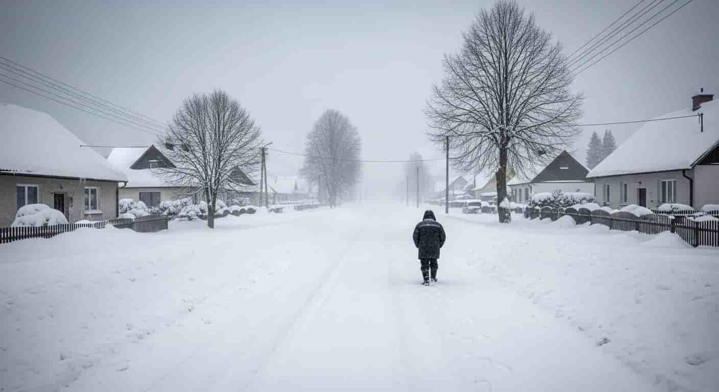 Dylewko odcięte od świata przez śnieżyce - mieszkańcy bez dostępu do lekarzy i sklepów