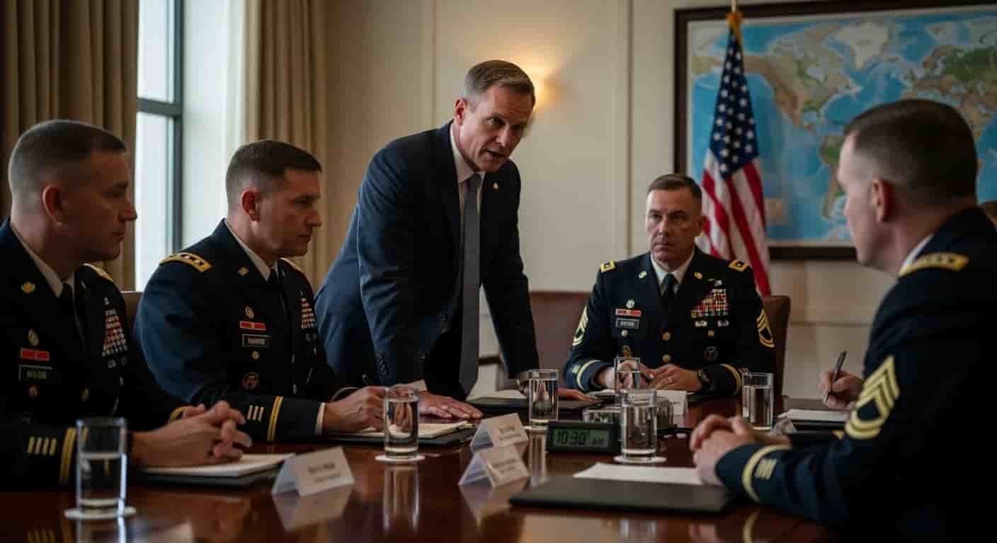 Pete Hegseth wprowadza nowe standardy w armii amerykańskiej podczas spotkania z generałami