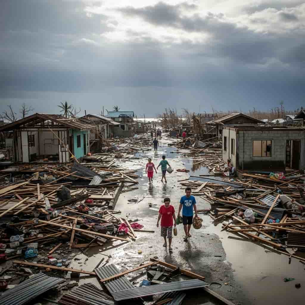 Burza tropikalna Bualoi sieje zniszczenie na Filipinach - rośnie bilans ofiar