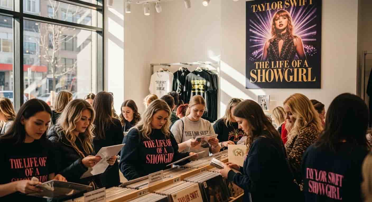 Sklep Taylor Swift bije rekordy sprzedaży nowego albumu "The Life of a Showgirl"