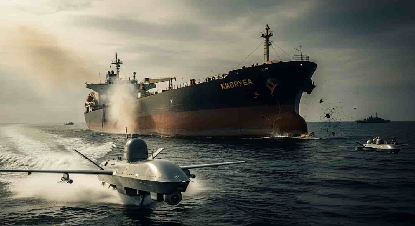 Flota cieni pod ostrzałem - Ukraina intensyfikuje ataki na rosyjskie tankowce