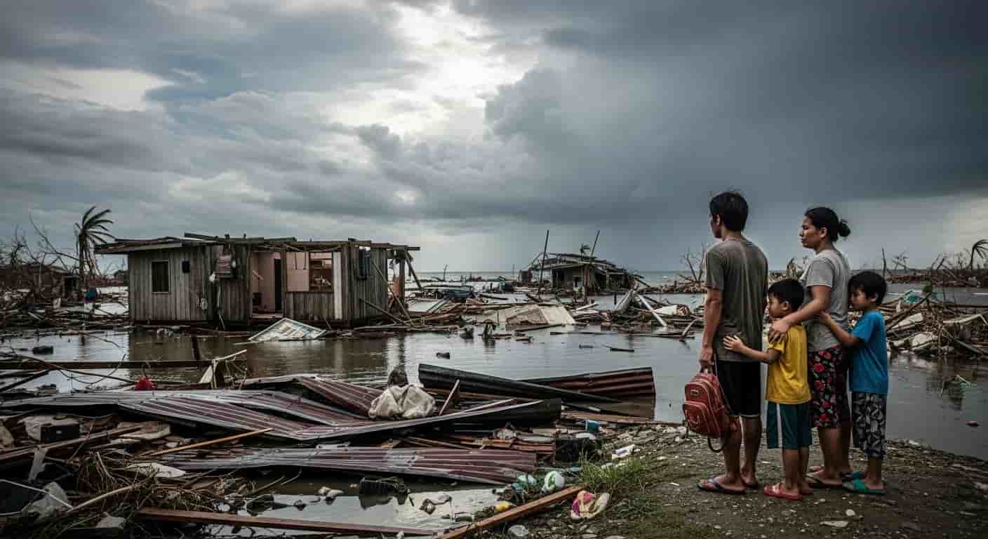 Burza tropikalna Fengshen sieje zniszczenie na Filipinach - zginęła cała rodzina, ewakuowano 50 tysięcy osób