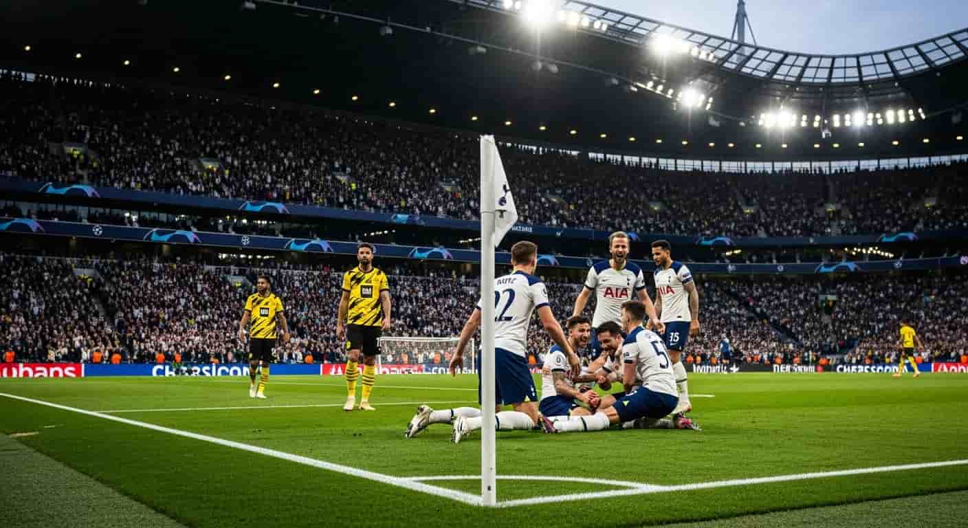 Tottenham pokonuje Borussię Dortmund w kluczowym meczu Ligi Mistrzów