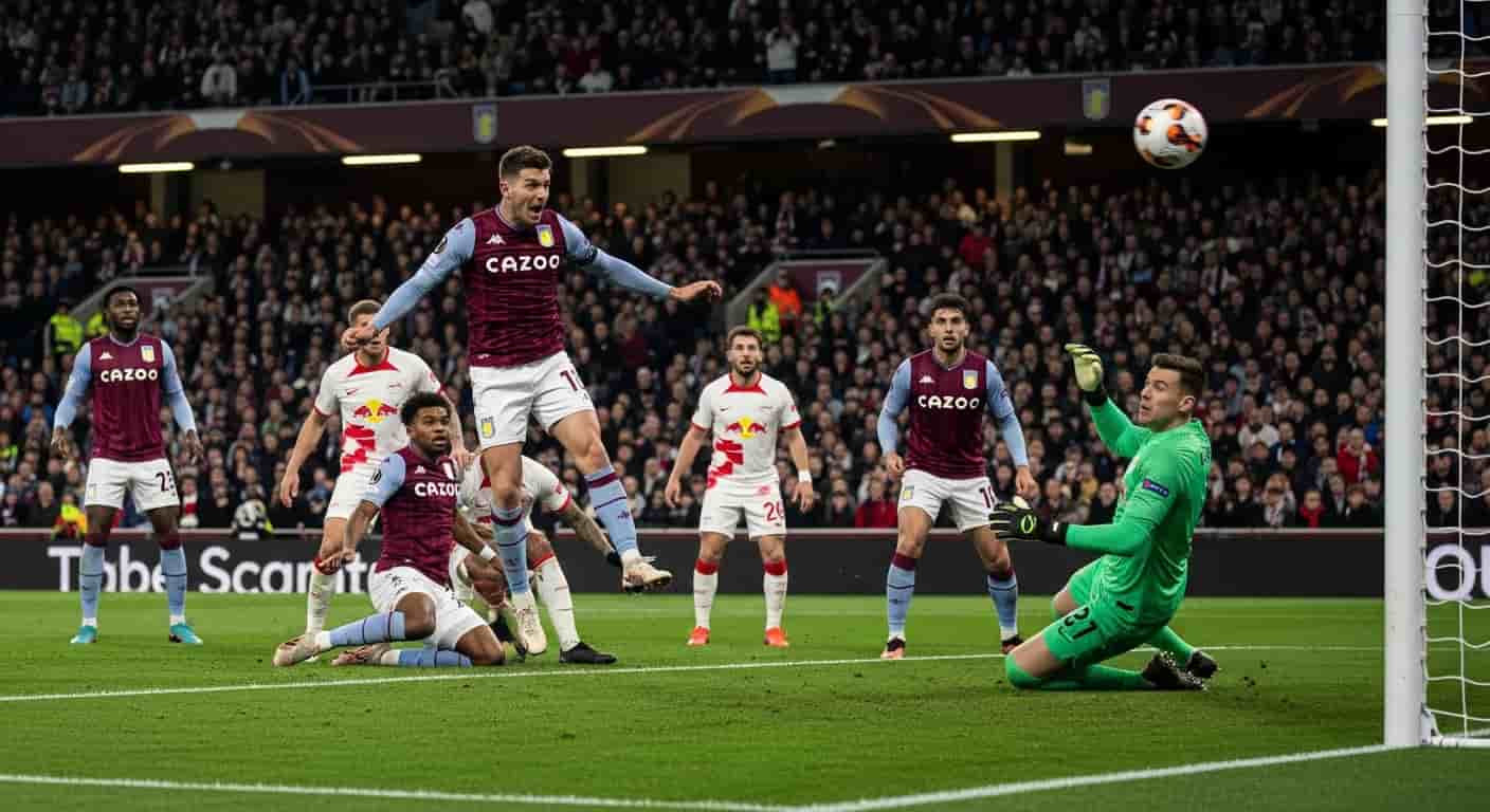 Aston Villa odrabia straty i pokonuje RB Salzburg 3-2 w Lidze Europy