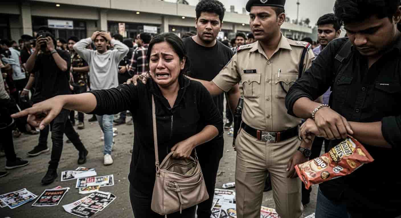 Kradzieże telefonów i złotej biżuterii podczas koncertu Travis Scotta w Mumbaju