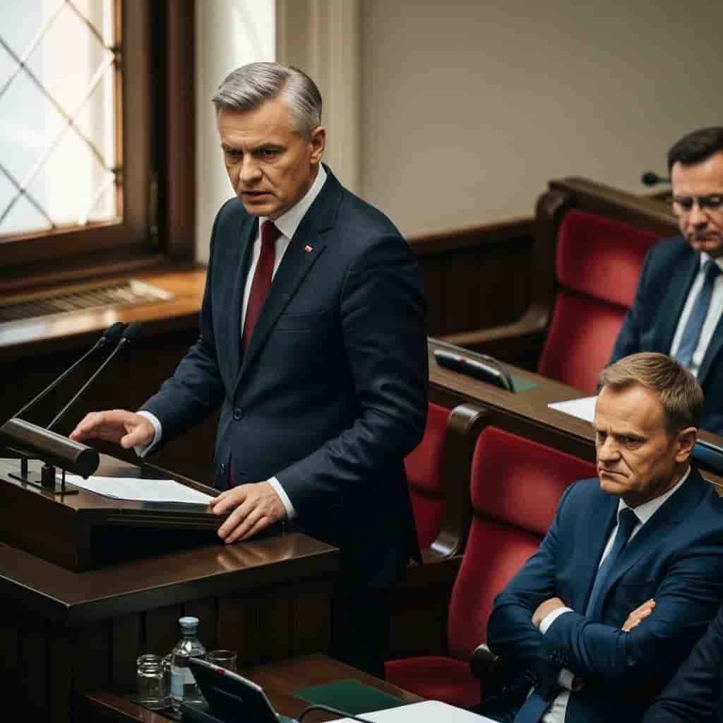 Sejm nie odrzucił projektu CPK prezydenta Nawrockiego mimo sprzeciwu premiera Tuska