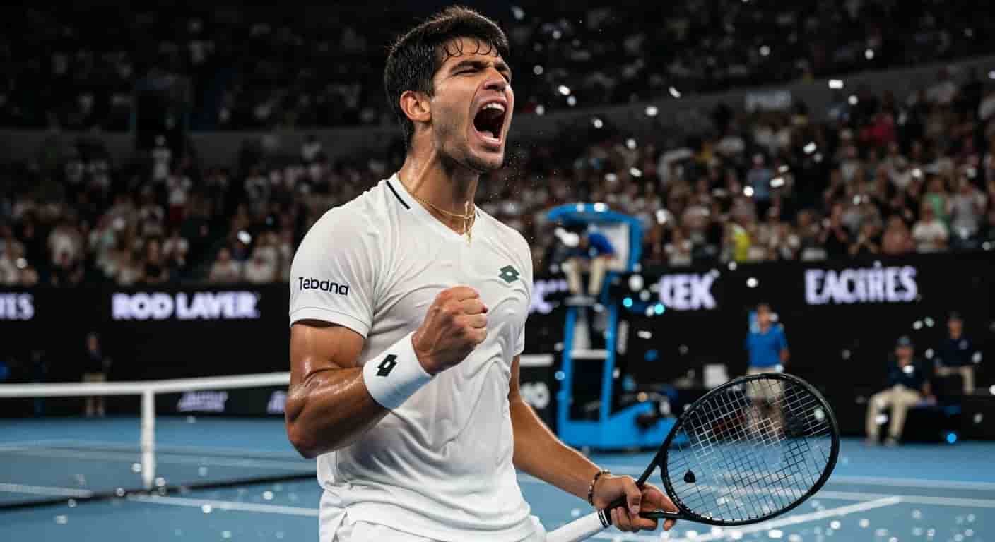 Alcaraz w finale Australian Open po dramatycznej pięciosetowej batalii ze Zverevem