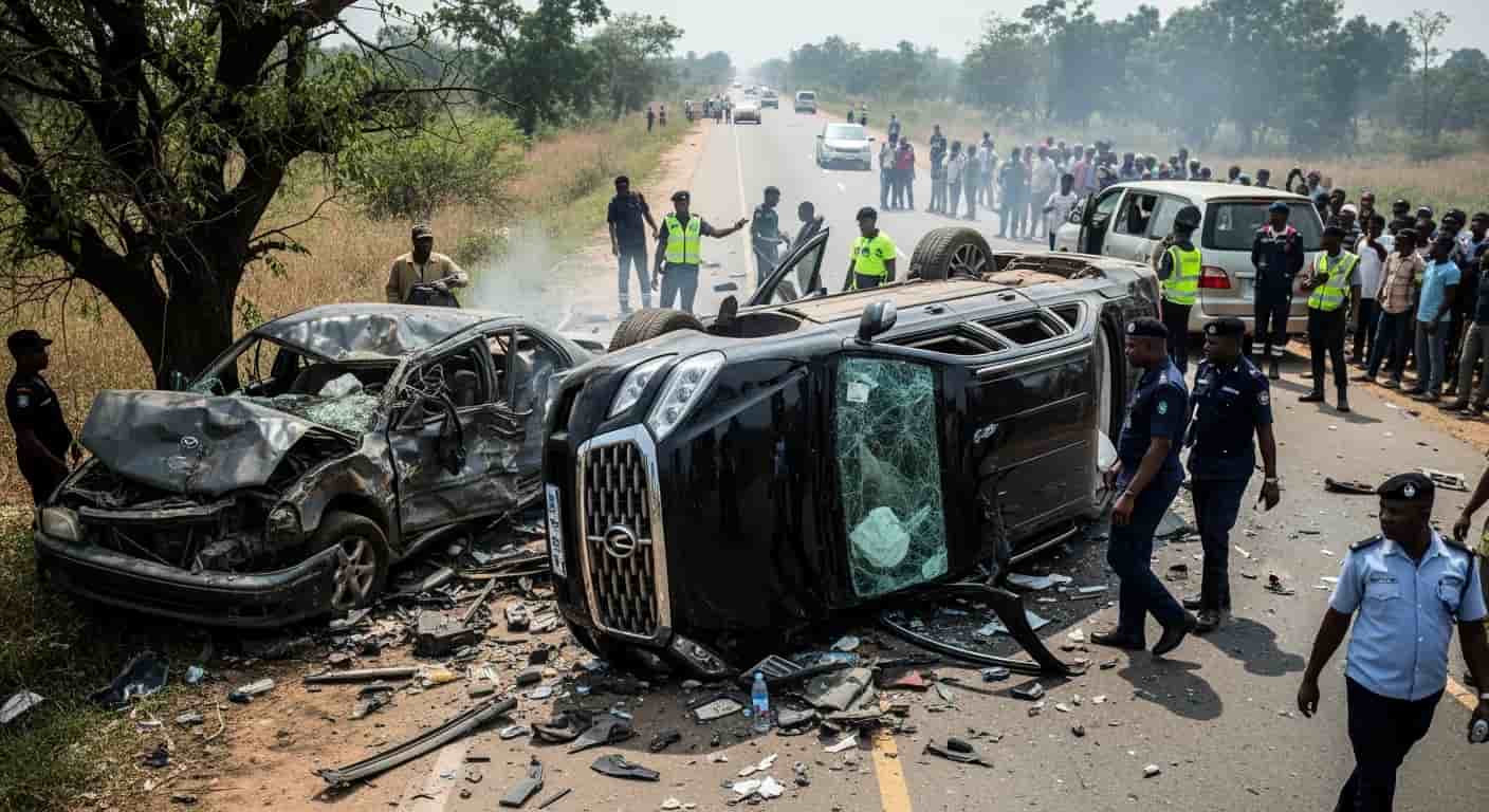 Anthony Joshua ranny w tragicznym wypadku samochodowym w Nigerii - dwie osoby zginęły