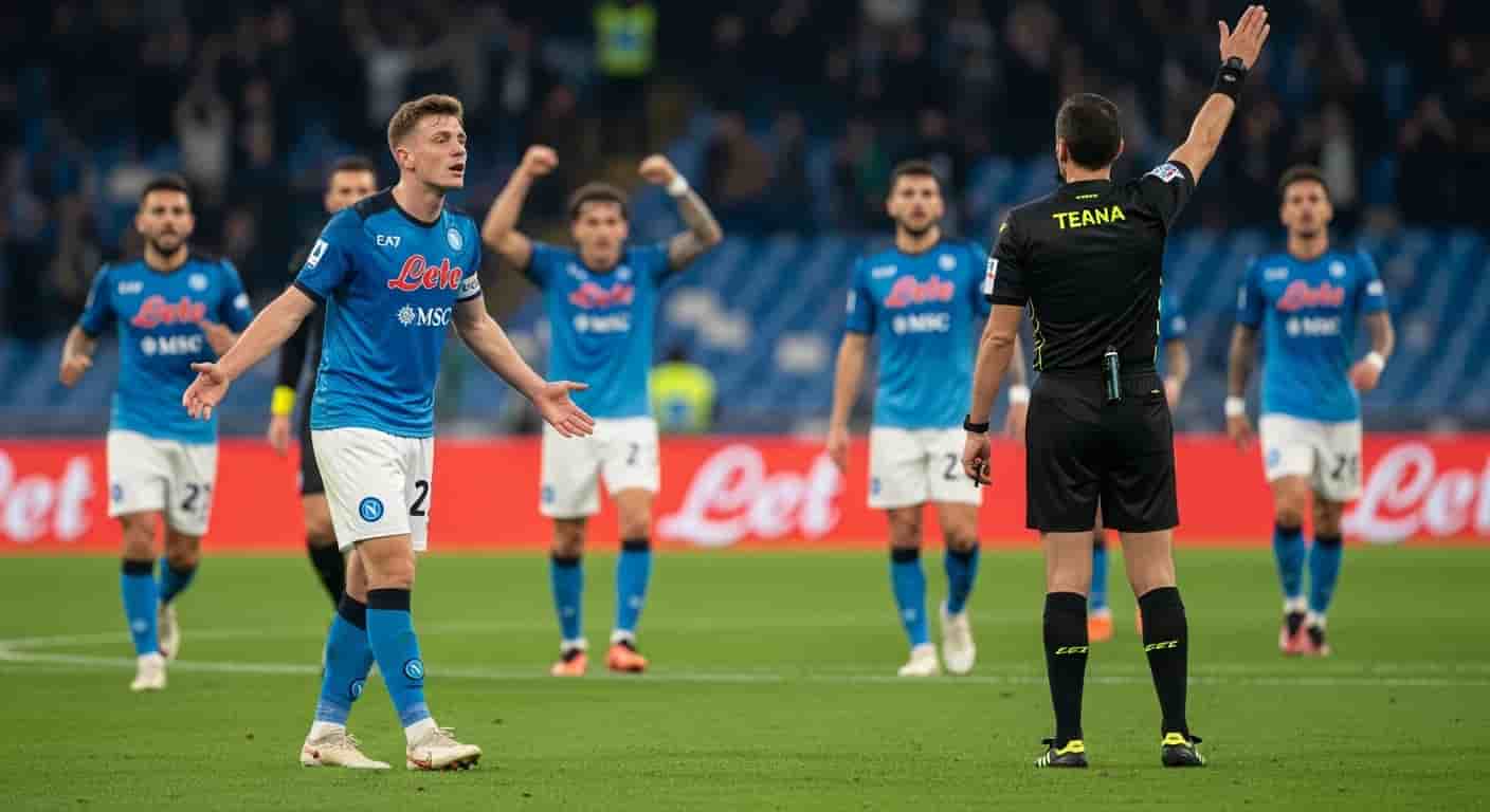Napoli - Parma: Kontrowersyjny gol McTominaya anulowany przez VAR w meczu Serie A