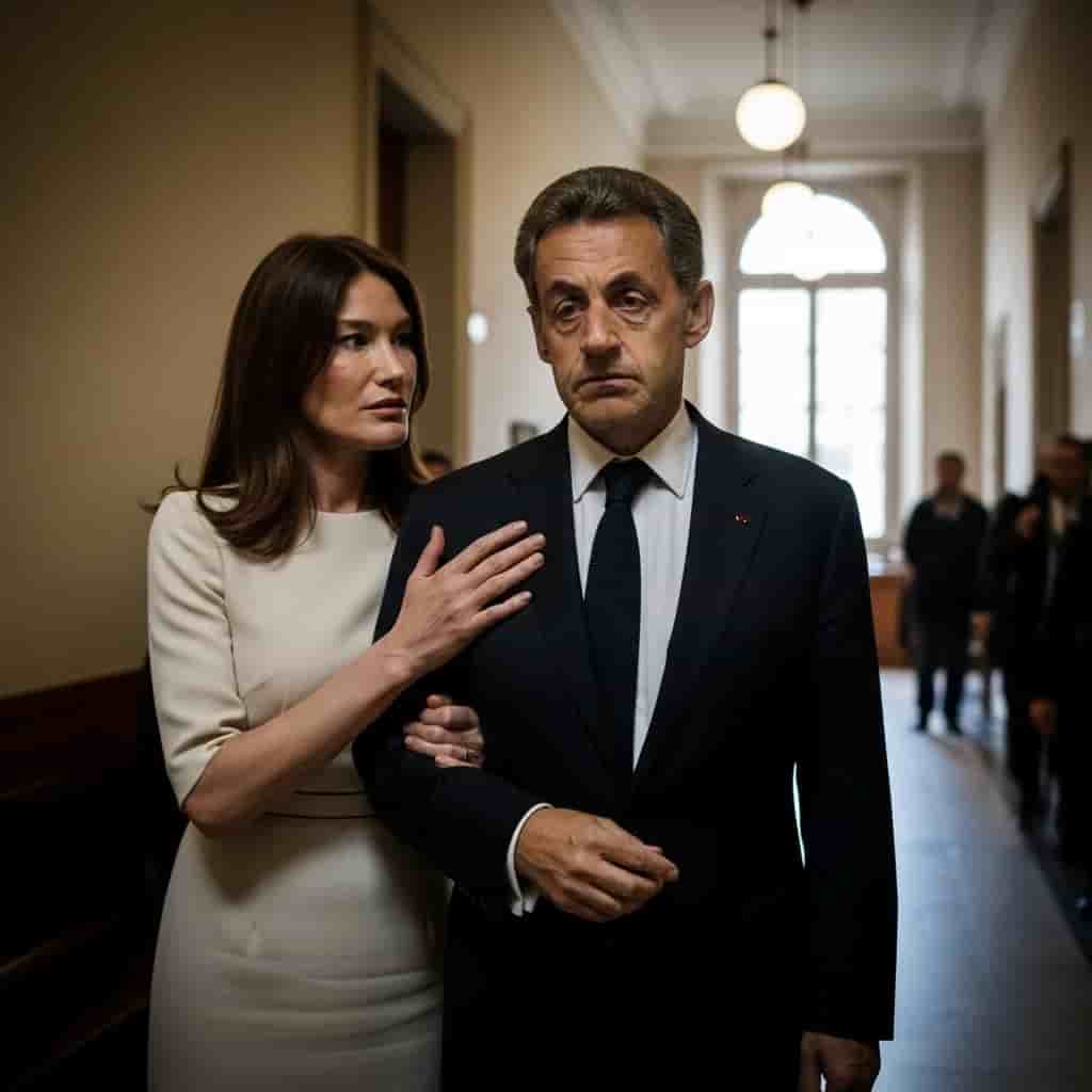 Nicolas Sarkozy skazany na pięć lat więzienia - Carla Bruni wspiera męża w trudnych chwilach