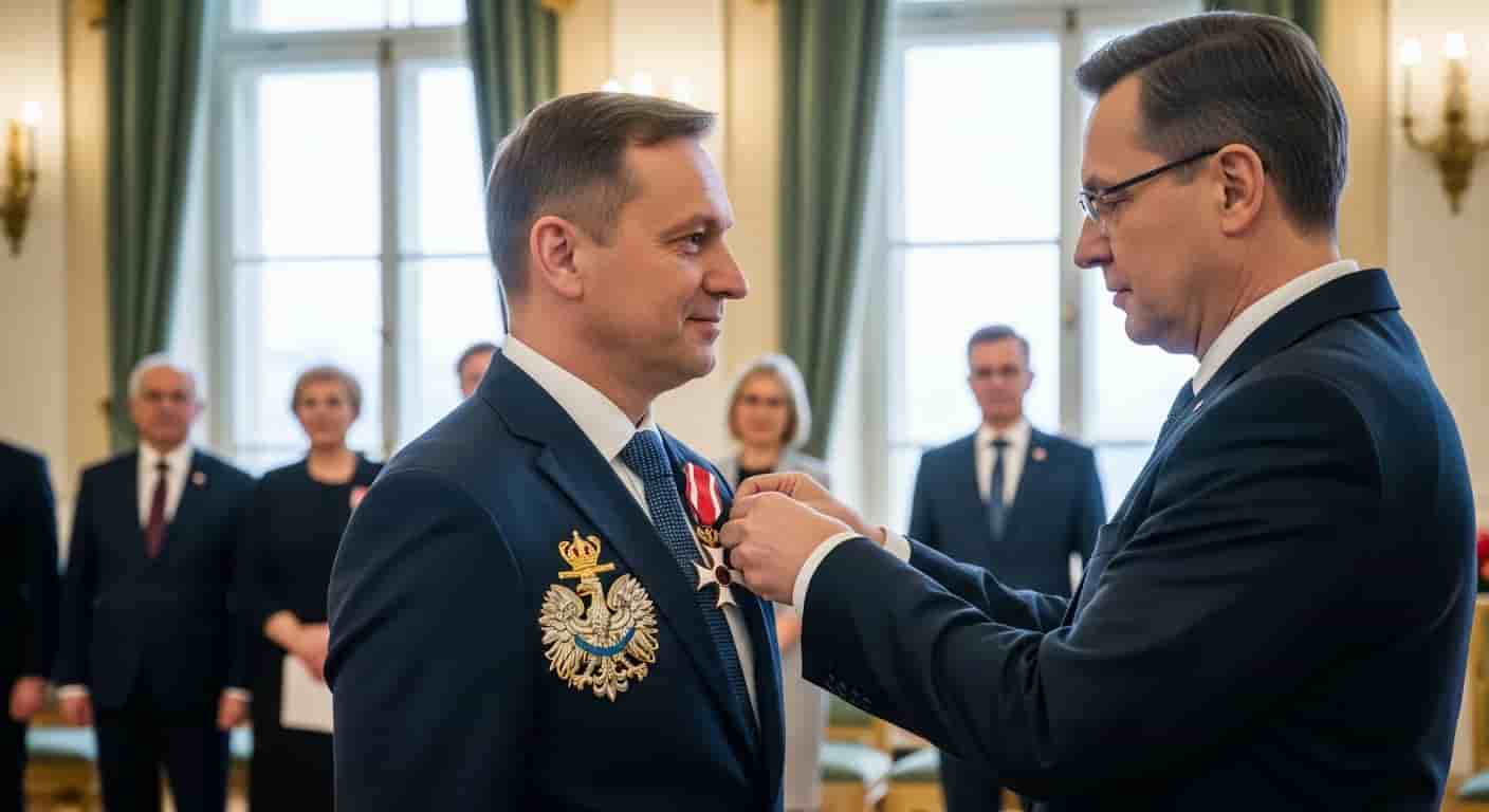 Waldemar Łysiak odznaczony najwyższym polskim orderem przez prezydenta Nawrockiego