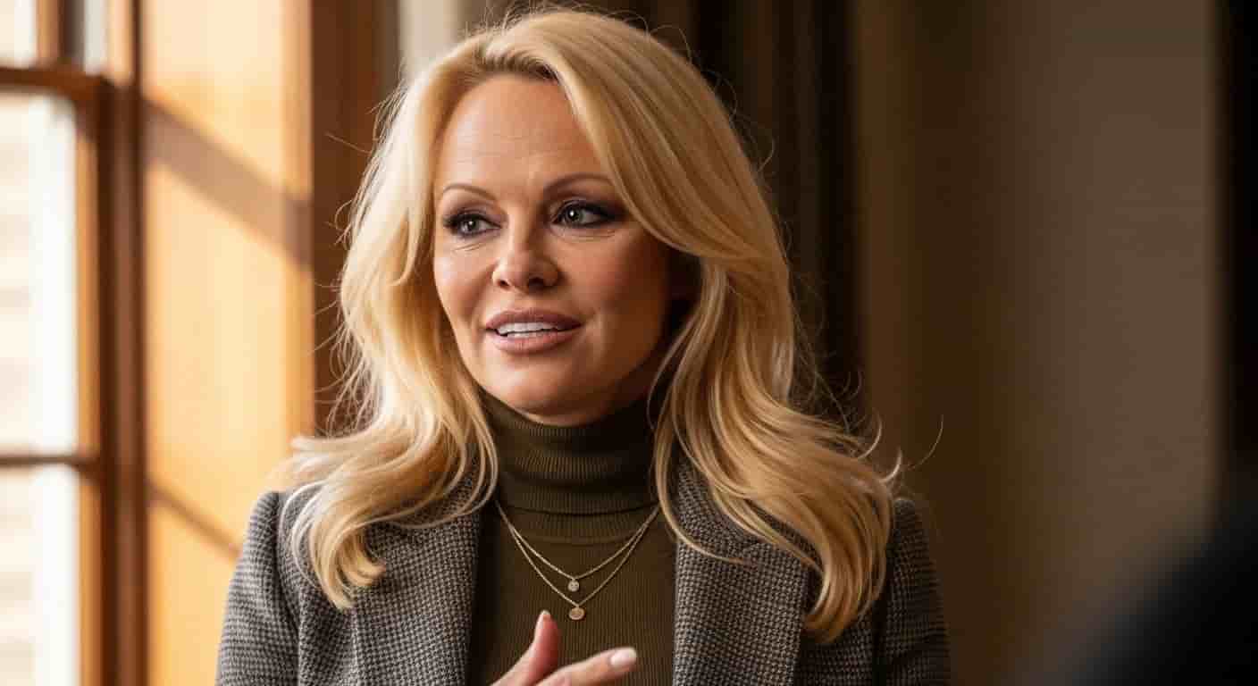 Pamela Anderson zachwyca jesienną stylizacją i zdradza sekrety pielęgnacji skóry