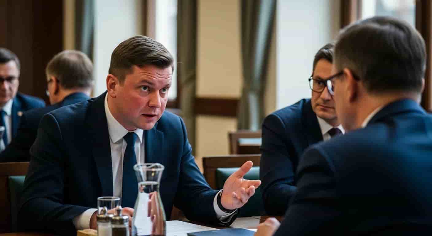 Sejmowa komisja etyki ukarała Łukasza Mejzę naganą za wulgarne zachowanie w restauracji poselskiej