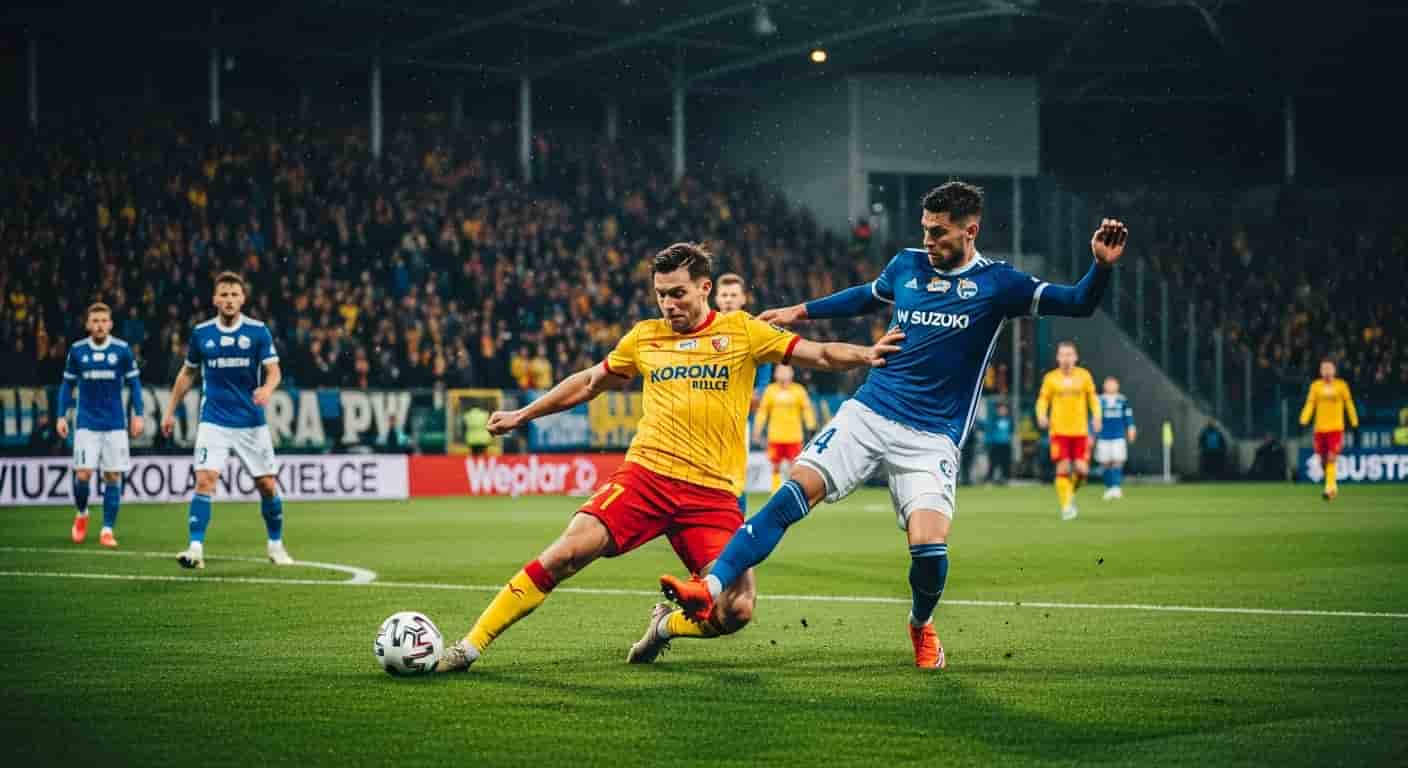 Korona Kielce podejmuje Wisłę Płock w kluczowym meczu 18. kolejki Ekstraklasy