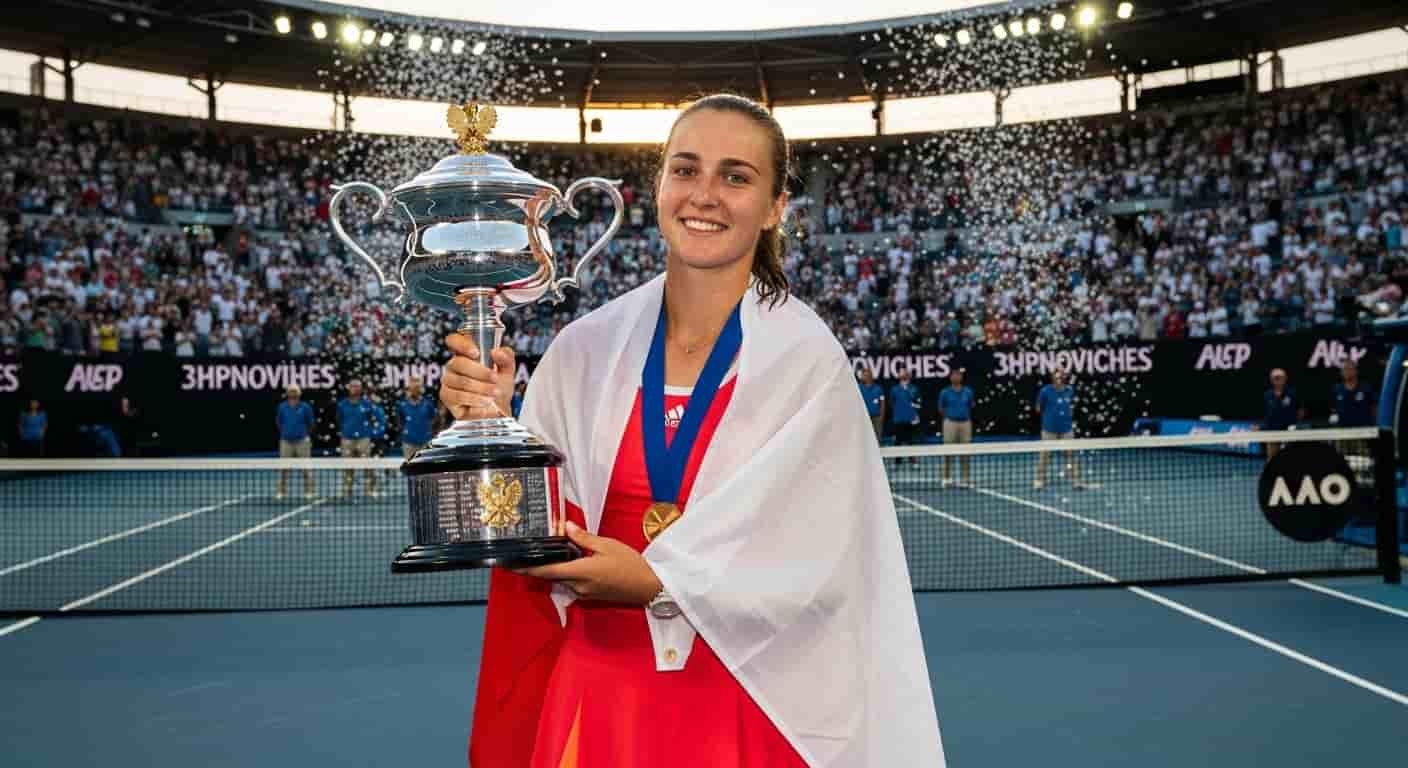 Linda Klimovicova triumfuje w Australian Open w debiucie pod polską flagą