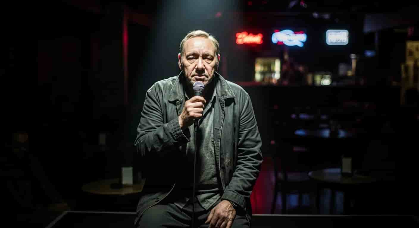Kevin Spacey bez domu po skandalu obyczajowym - występuje w nocnych klubach na Cyprze