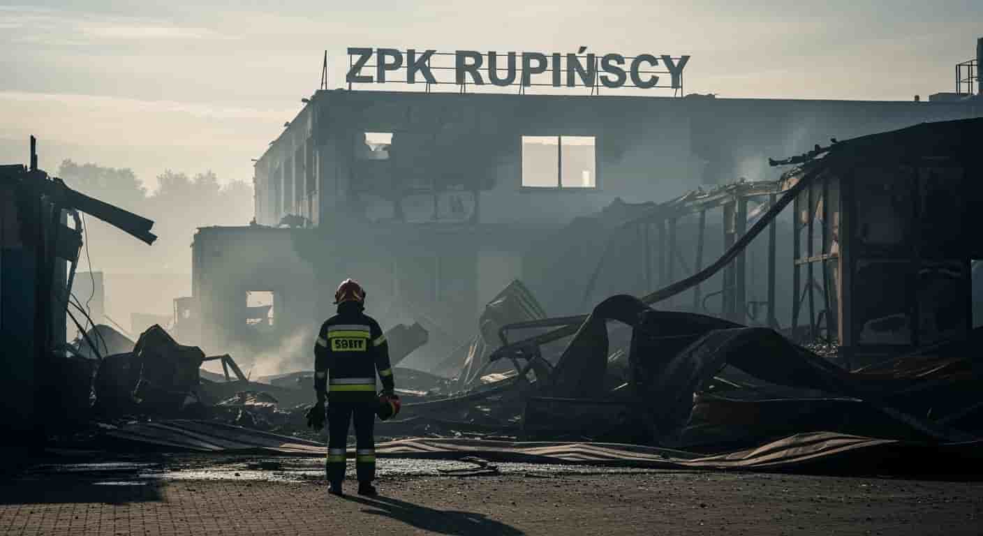 Tragiczny pożar w Szumowie - zginęła Irena Rupińska, współwłaścicielka ZPK Rupińscy