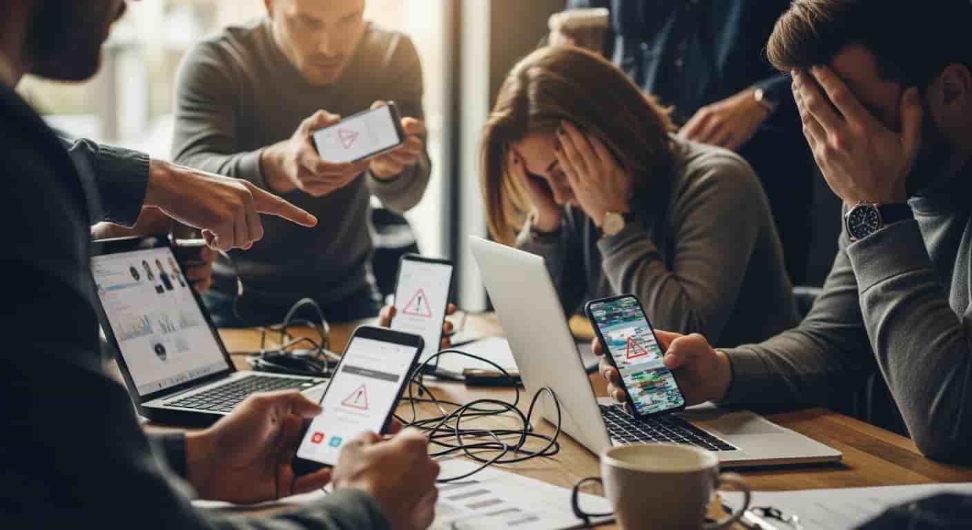 Nowa aplikacja "Gdzie się ukryć" wystartowała z problemami technicznymi