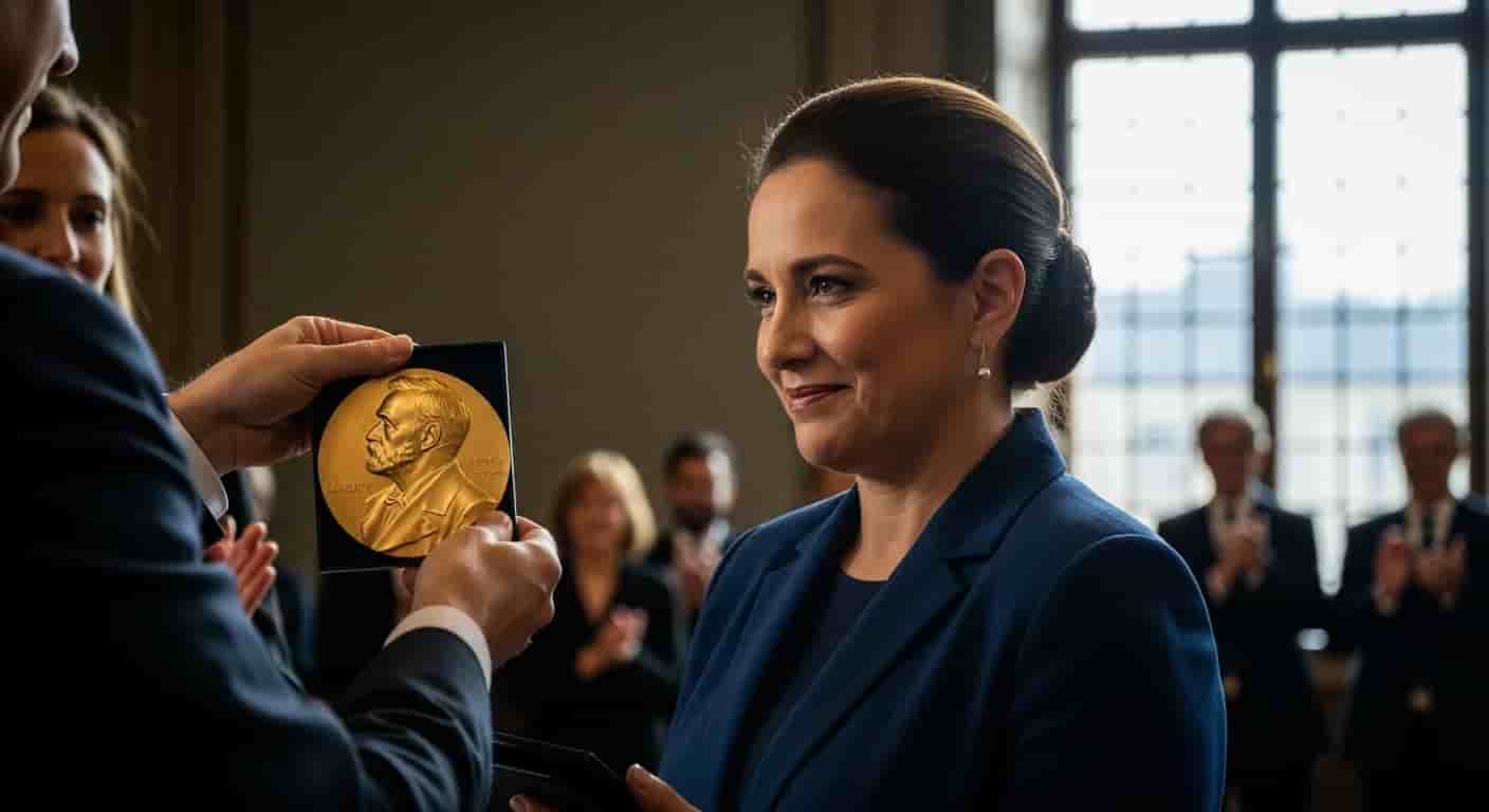 Pokojowa Nagroda Nobla 2025 przyznana Marii Corinie Machado. Trump bez wyróżnienia pomimo nacisków