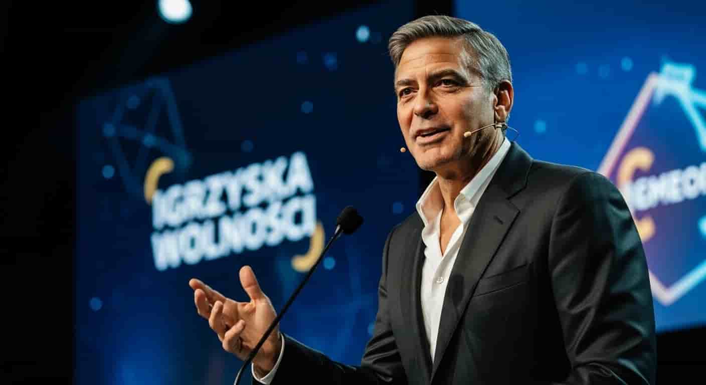 George Clooney po raz pierwszy w Polsce - hollywoodzka gwiazda gościem Igrzysk Wolności w Łodzi