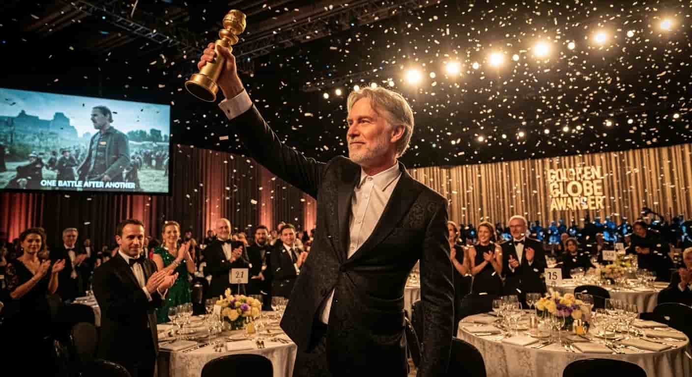 Hamnet triumfuje na Złotych Globach 2026, Paul Thomas Anderson dominuje z One Battle After Another