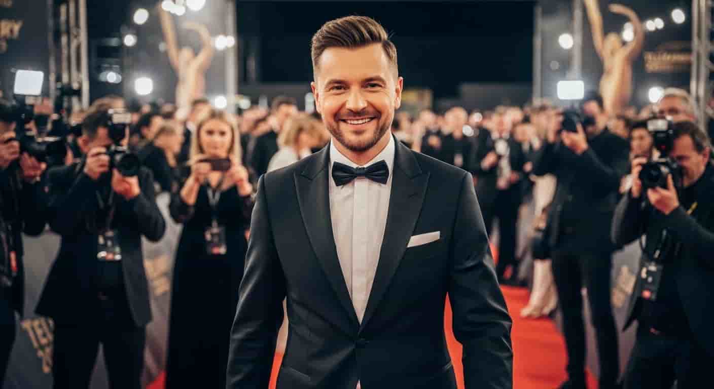 Błażej Stencel poprowadził galę Telekamer 2025 - prezenter TVP w centrum uwagi na czerwonym dywanie