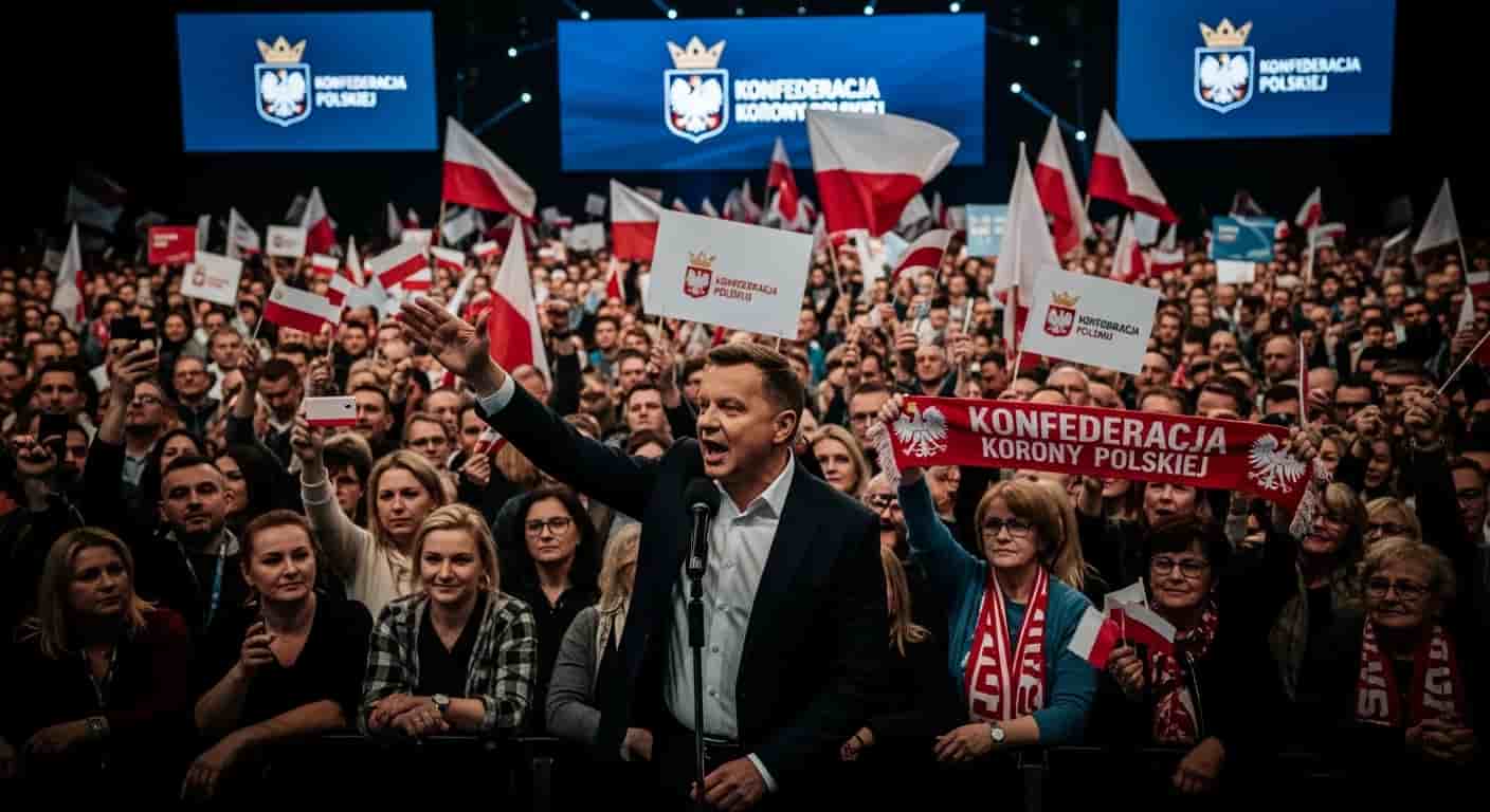 Najnowszy sondaż IBRiS: Konfederacja Korony Polskiej z największym wzrostem poparcia