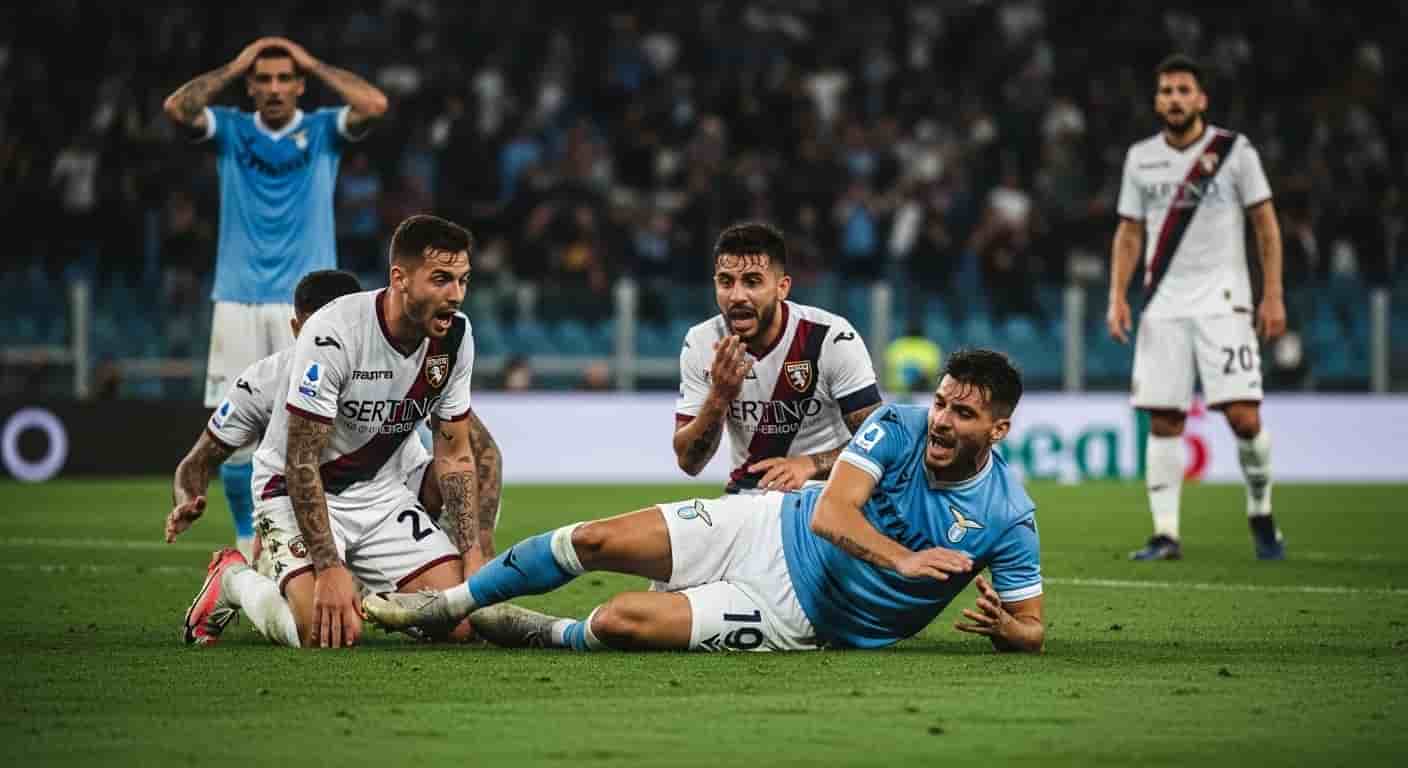 Lazio remisuje z Torino 3-3 po dramatycznym meczu zakończonym w doliczonym czasie gry