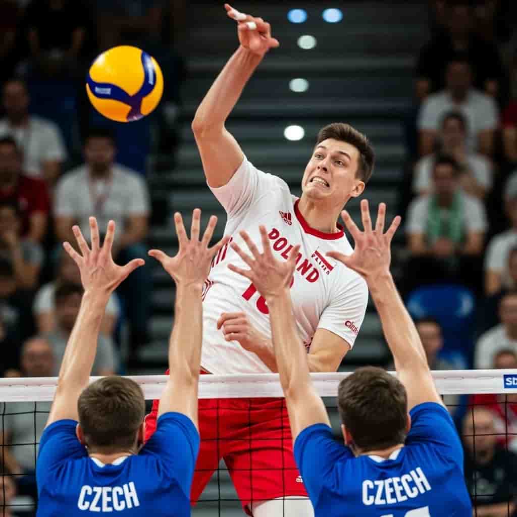 Szymon Jakubiszak bohaterem meczu o brąz - Polska walczy z Czechami o medal MŚ siatkarzy