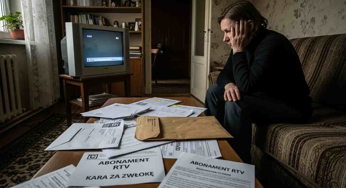 Abonament RTV - obowiązek rejestracji telewizora i wysokie kary za zwłokę
