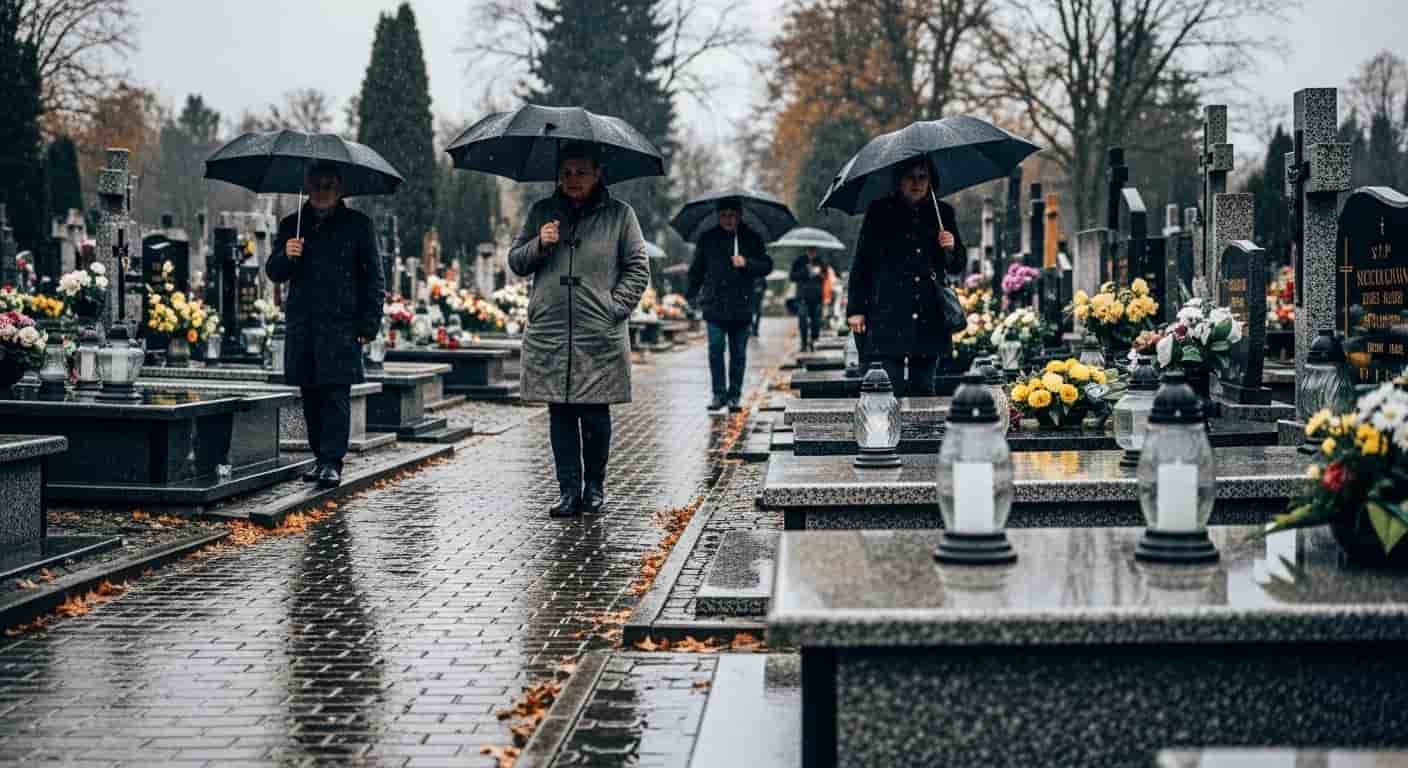 Prognoza pogody na Wszystkich Świętych - chłód, opady i przymrozki w całej Polsce