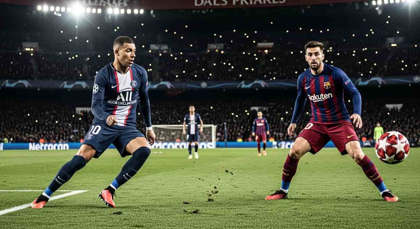PSG bez Kvaratskhelii zmierzy się z Barceloną w hicie Ligi Mistrzów
