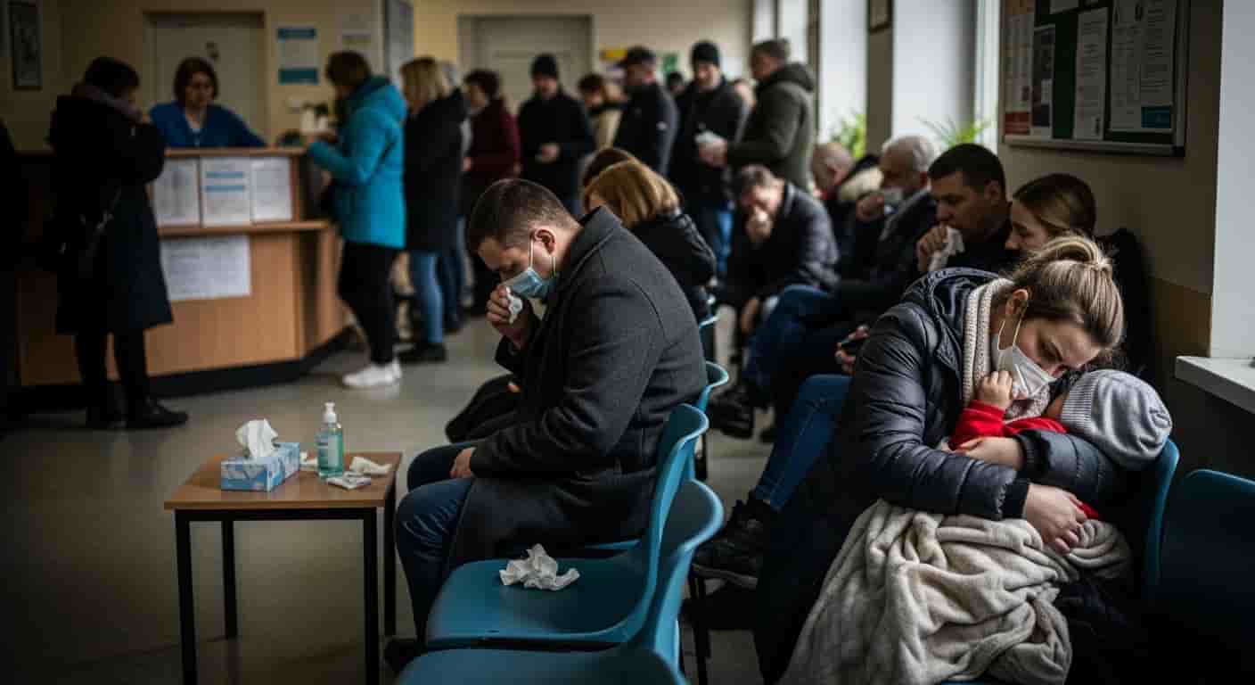 Dramatyczny wzrost zachorowań na grypę w Polsce - szczyt epidemii w najbliższych tygodniach