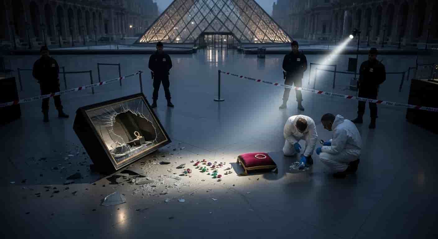 Spektakularny napad na Luwr - skradziono bezcenne klejnoty korony francuskiej w siedmiominutowej akcji