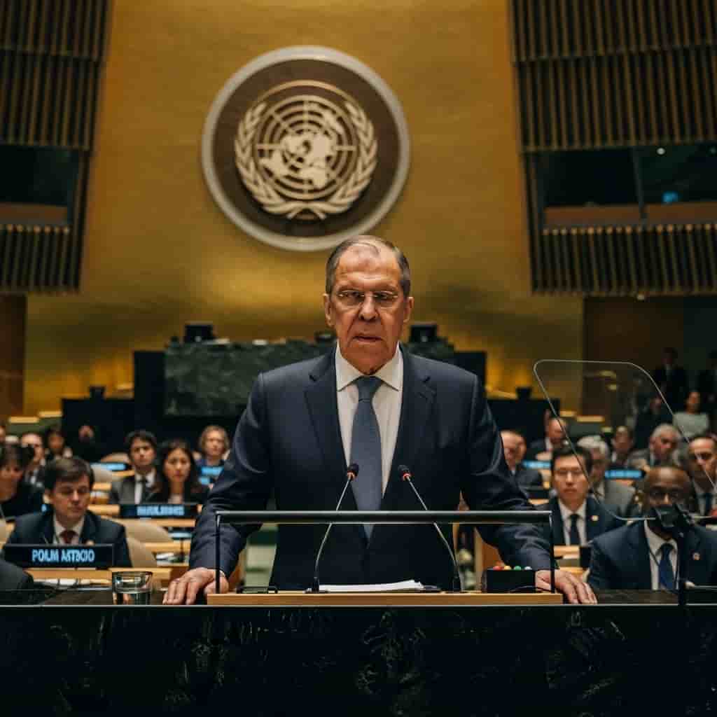 Siergiej Ławrow ostrzega świat na forum ONZ: Rosja gotowa do negocjacji, ale grozi zdecydowaną odpowiedzią