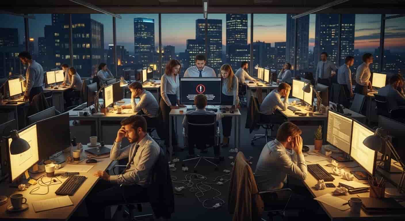 Globalna awaria Microsoftu sparaliżowała tysiące użytkowników na całym świecie