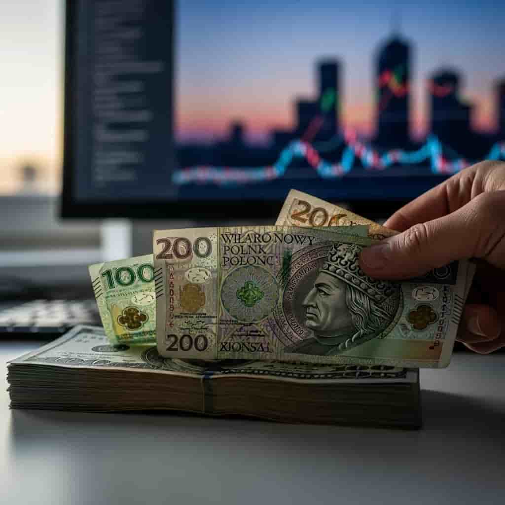 Złoty pod presją po decyzji Moody's - eksperci przewidują dalsze osłabienie dolara