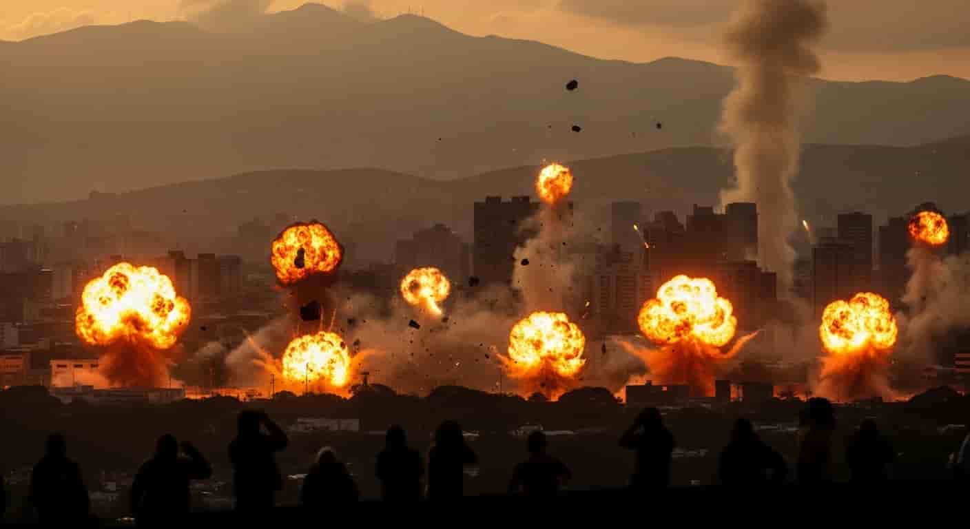 USA przeprowadza ataki wojskowe na Wenezuelę, eksplozje słyszane w stolicy Caracas