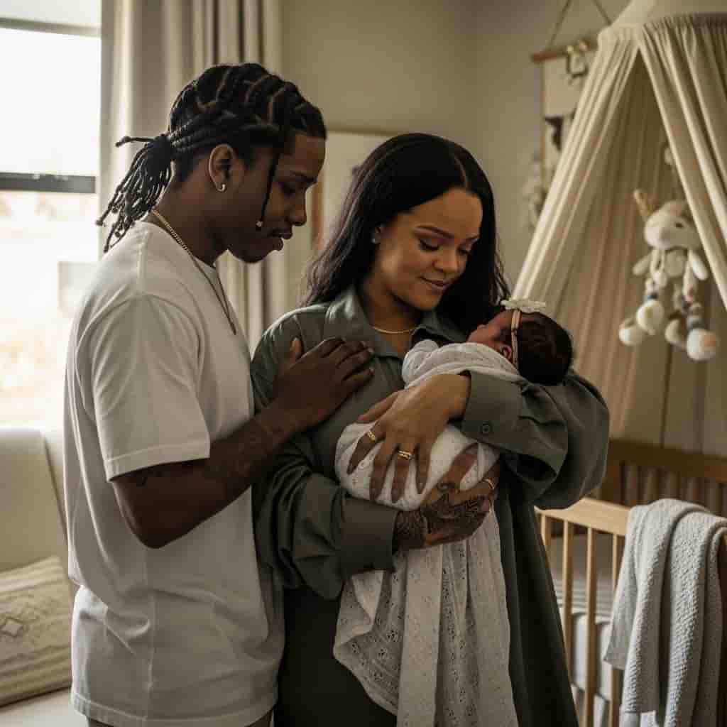Rihanna i A$AP Rocky powitali na świecie trzecie dziecko - córkę Rocki