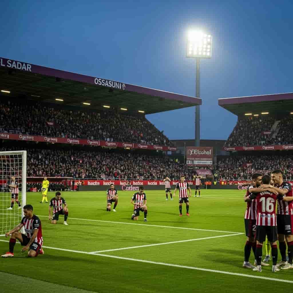 Osasuna traci dwa punkty w ostatnich minutach meczu z Elche na własnym stadionie