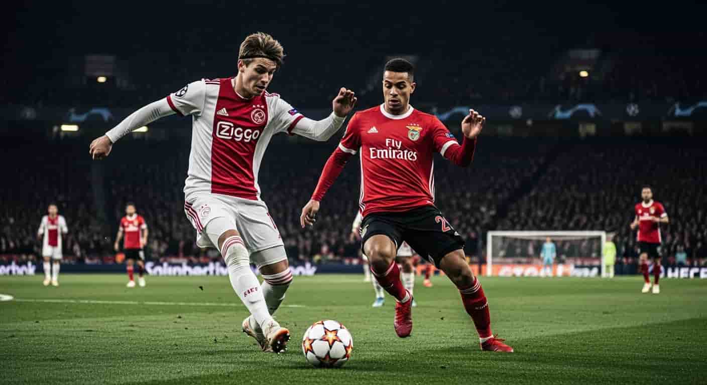 Ajax Amsterdam walczy o pierwsze punkty w Lidze Mistrzów przeciwko Benfice
