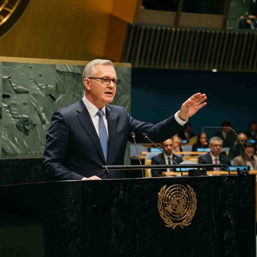 Karol Nawrocki przemawia w ONZ - mocne słowa o rosyjskiej agresji i przyszłości międzynarodowego porządku