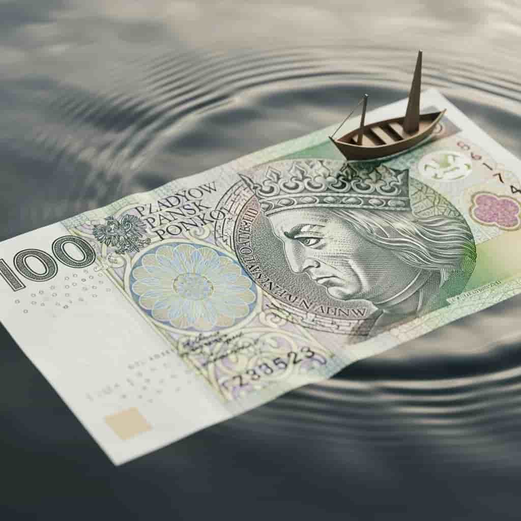 Złoty reaguje spokojnie na obniżkę perspektywy ratingu Polski przez Moody's