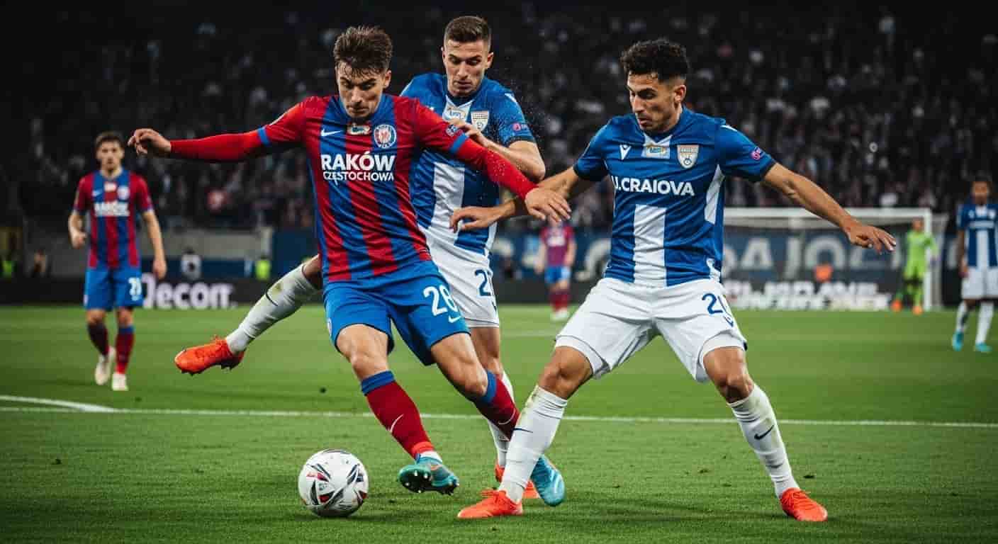 Raków Częstochowa rozpoczyna europejską przygodę w Lidze Konferencji przeciwko U. Craiova