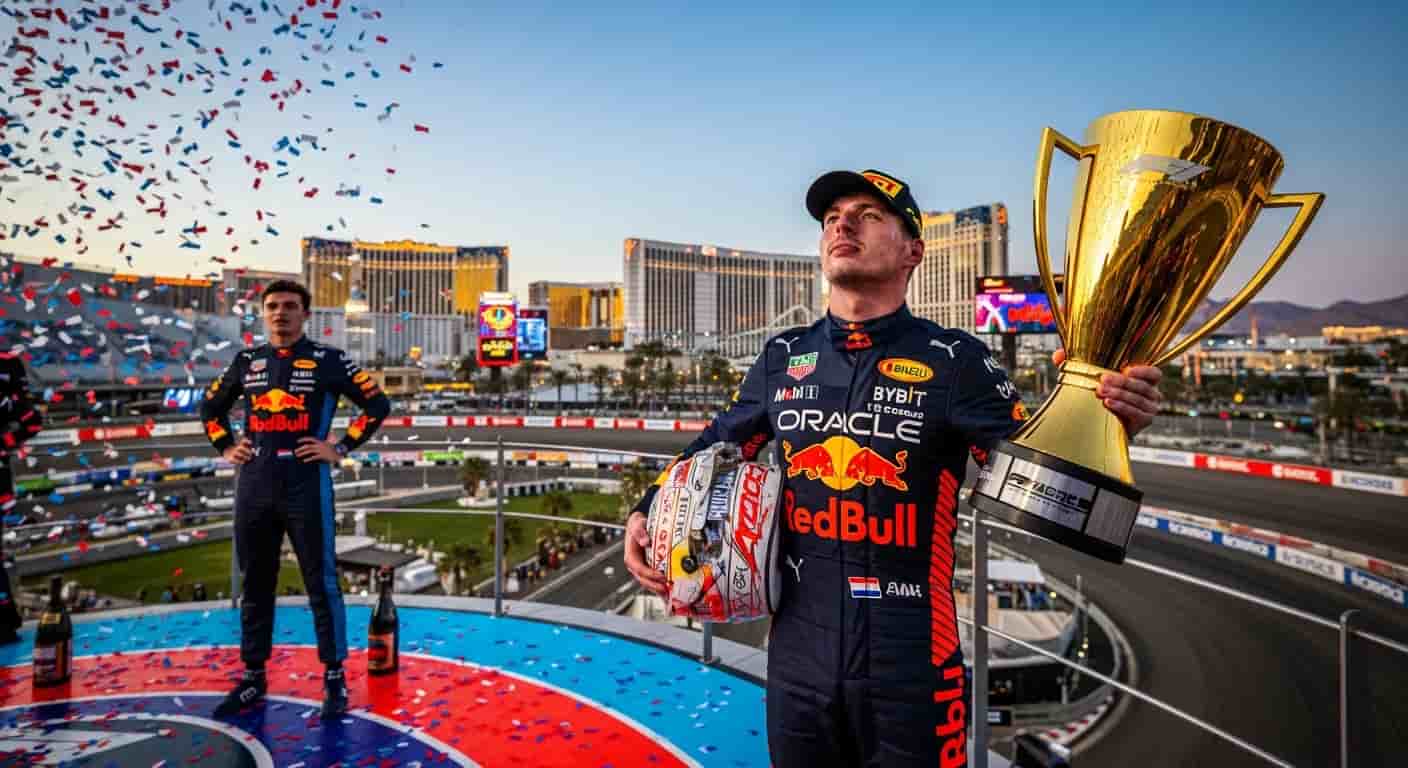 Verstappen zwycięża w Las Vegas i zmniejsza stratę do Norrisa w walce o tytuł F1