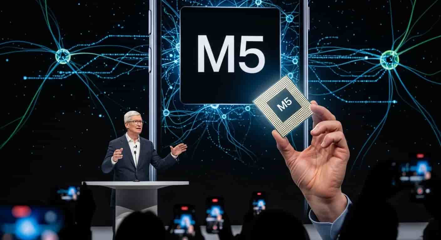 Apple prezentuje rewolucyjny chip M5 z przełomowymi możliwościami sztucznej inteligencji