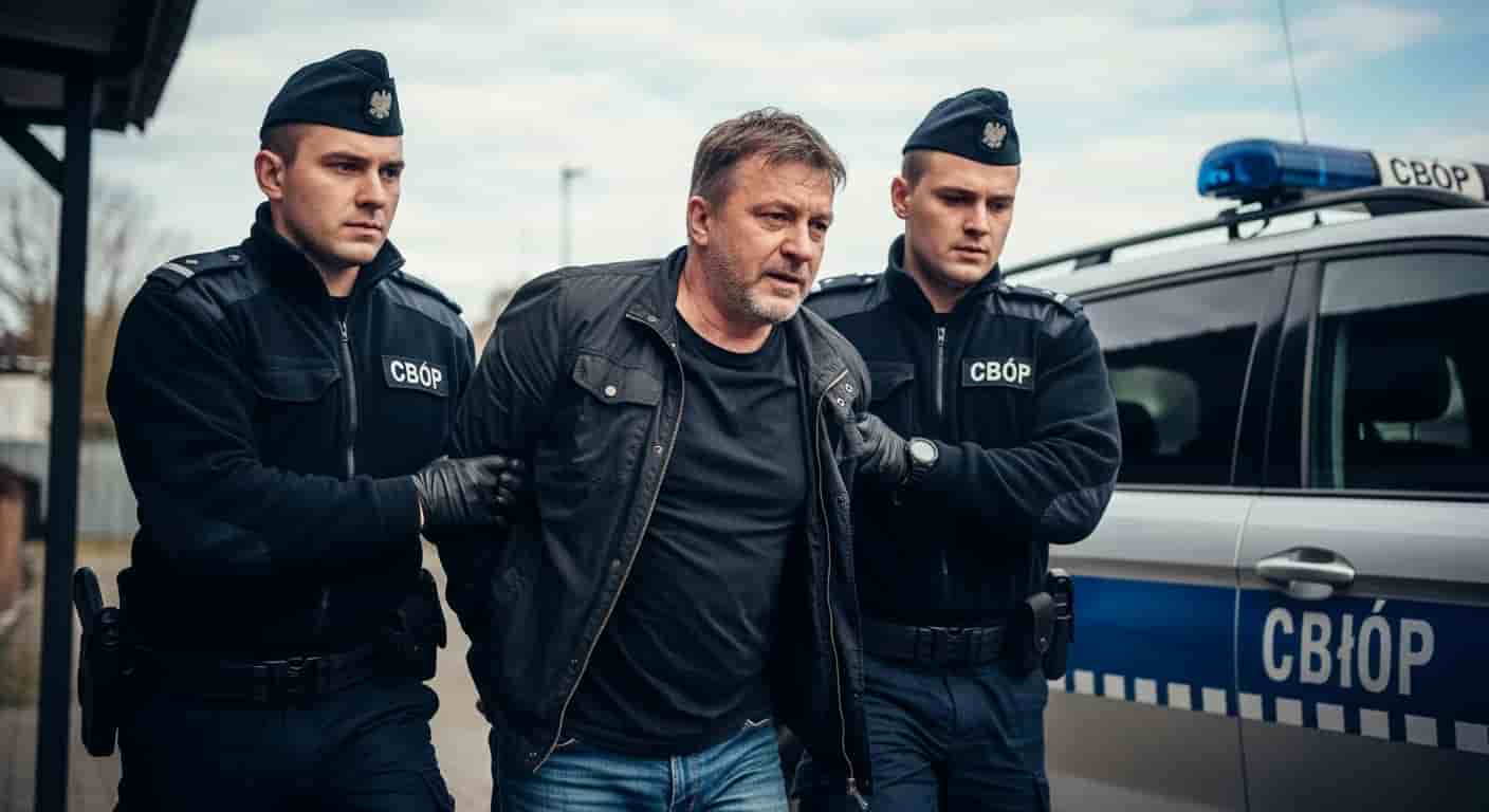 Misiek z Nadarzyna zatrzymany przez CBŚP w sprawie wymuszenia działki wartej 12 milionów złotych