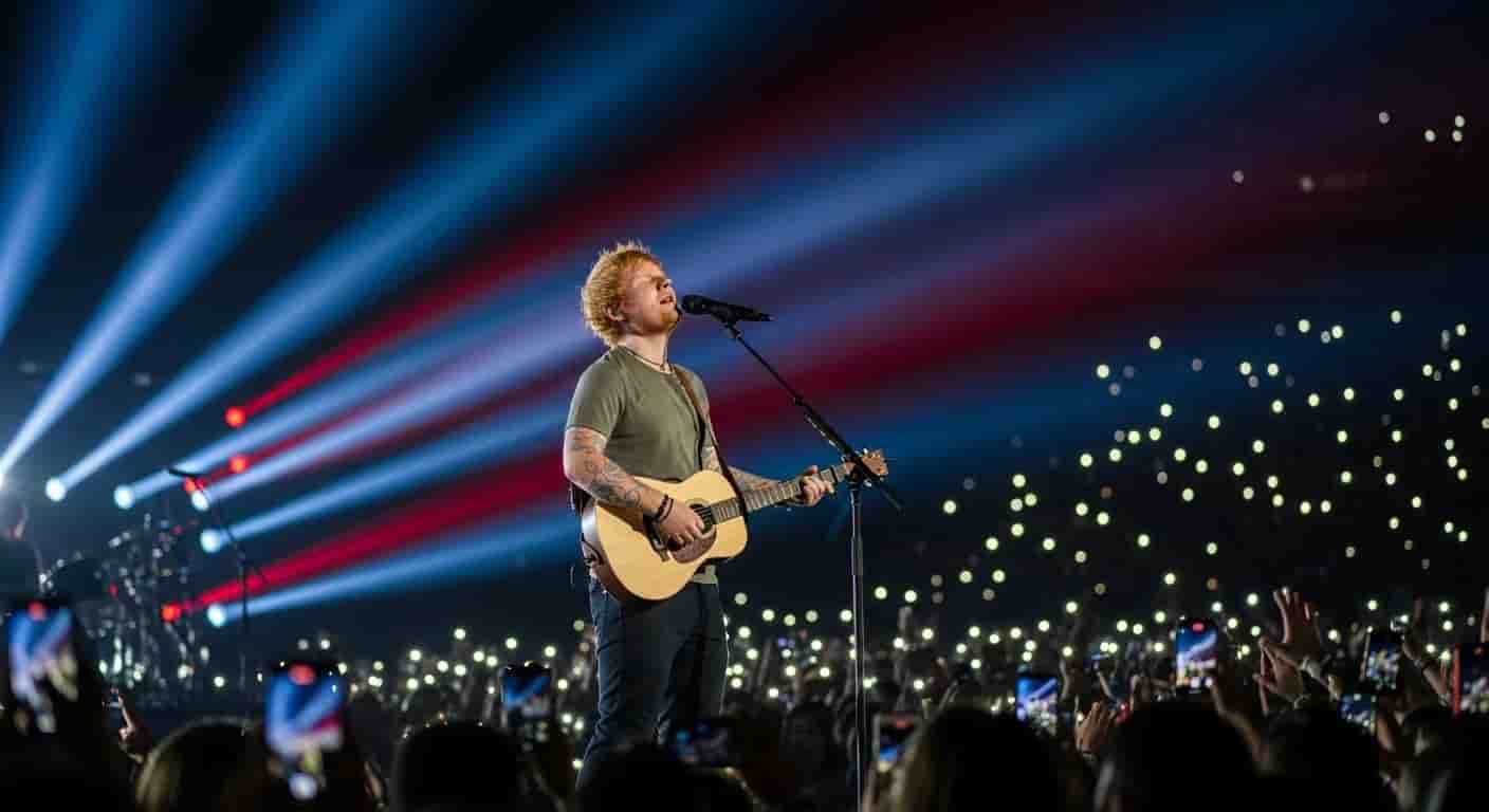 Ed Sheeran - Brytyjska Gwiazda Pop Kontynuuje Podbój Światowych Scen Muzycznych