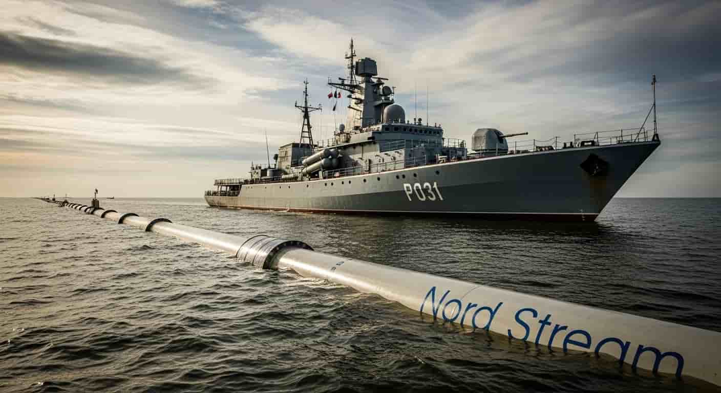 Kolejny incydent bezpieczeństwa w pobliżu portu w Szczecinie - rosyjski kuter przy gazociągu