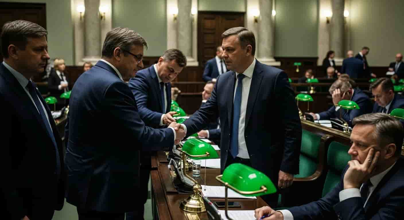 Ryszard Terlecki przeprosił Sławomira Nitrasa na sali plenarnej Sejmu w środku nocy